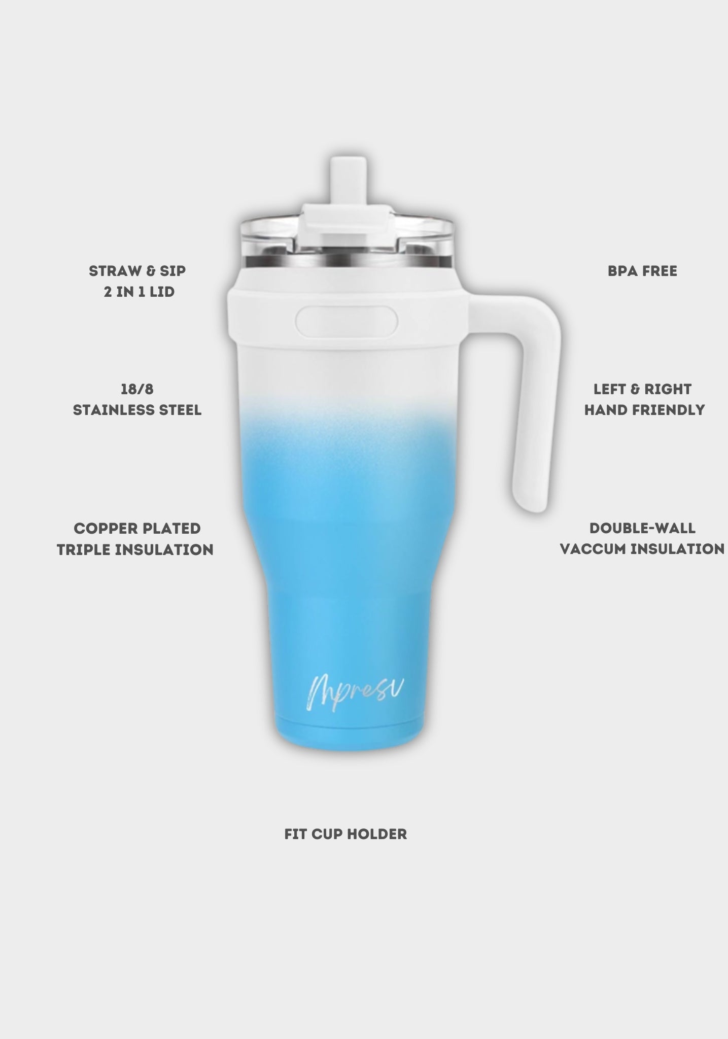 Sky Mist - White/Blue